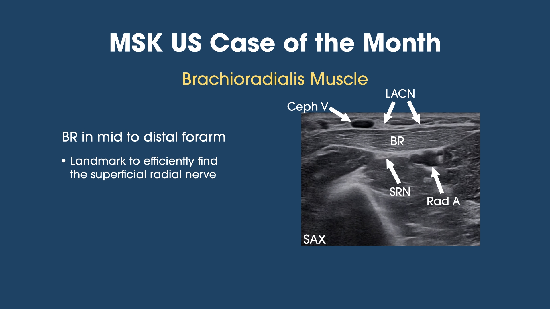 47-year-old with an acute forearm injury