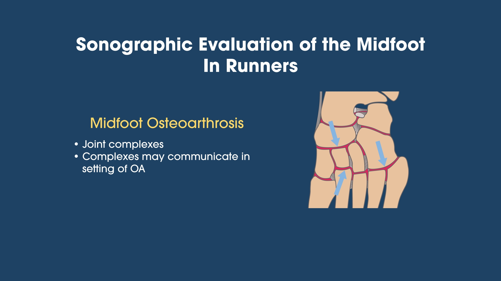 Sonographic Evaluation of Foot and Ankle Injuries in Runners